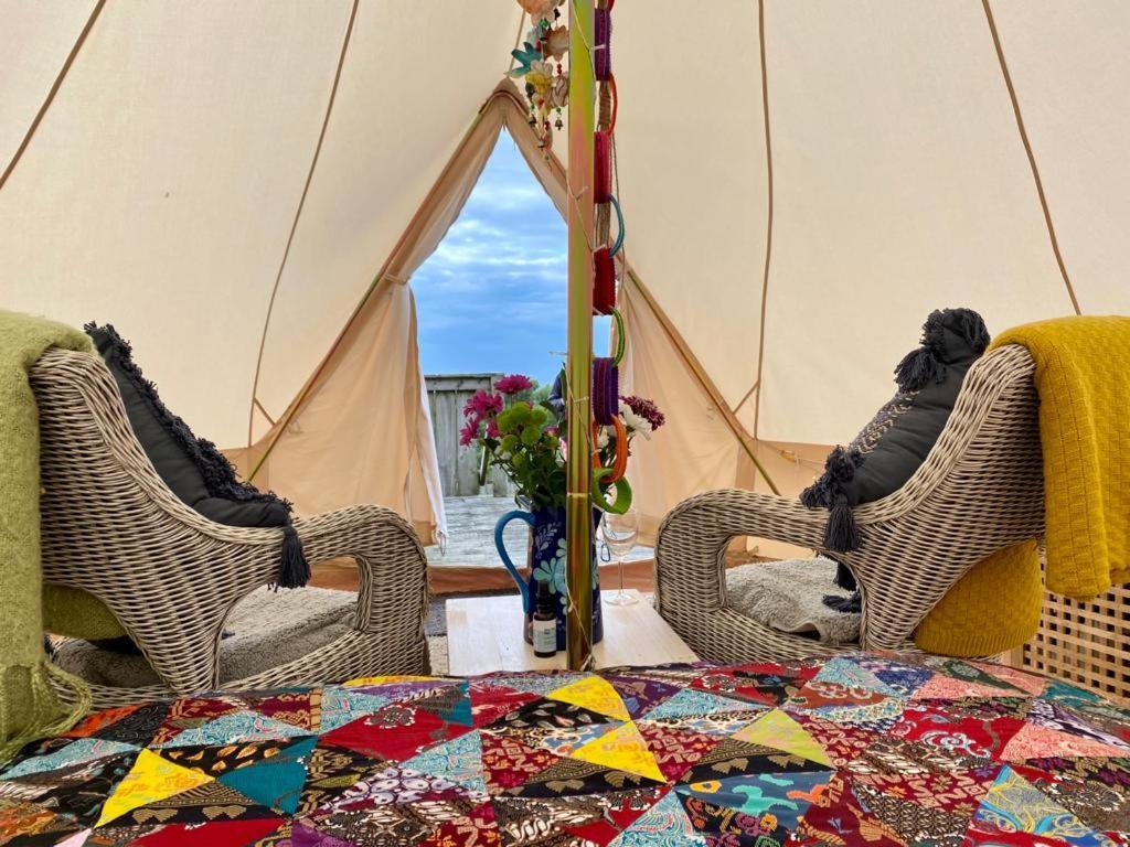 Coastal Stay Bell Tent Porthgain Eksteriør bilde